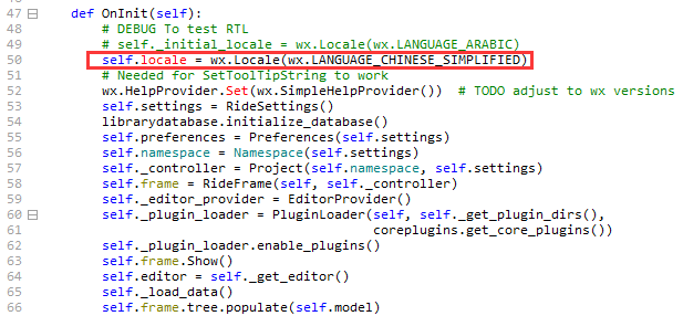 启动Robot Framework时，运行ride.py报错：wx._core.wxAssertionError: C++ assertion "strcmp(setlocale(LC_ALL, NU